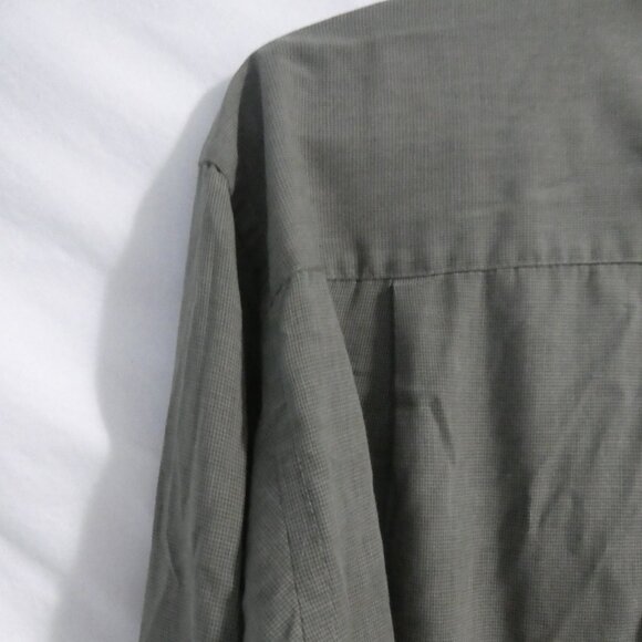 PROTOCOL | 16.5 / 34-35 | Plaid Button-Up Front Dress Shirt With Chest Pocket - Picture 11 of 16